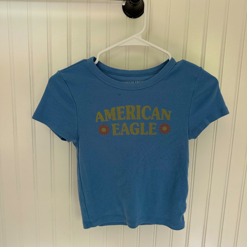 American Eagle Outfitters Blue Short Sleeve Tee